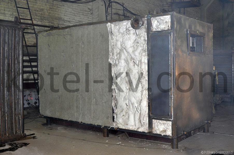 Котел КВр-1.0. Обмуровка