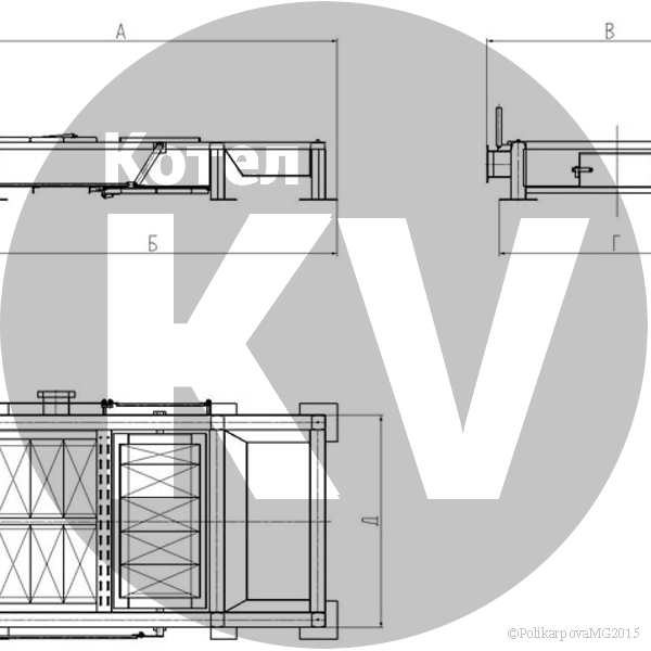Чертеж топки РПК