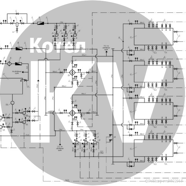 Чертежи модульной котельной 4 МВт тепловая схема