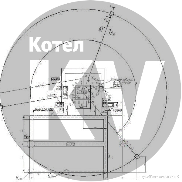 Модульная котельная 600 кВт план фундамента на 0 отметке