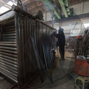 Котел водогрейный  на твердом топливе