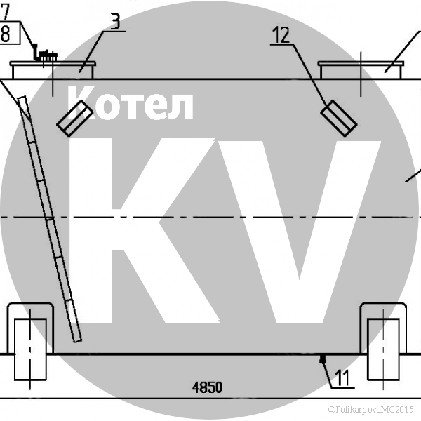 Чертеж резервуара РГС-25